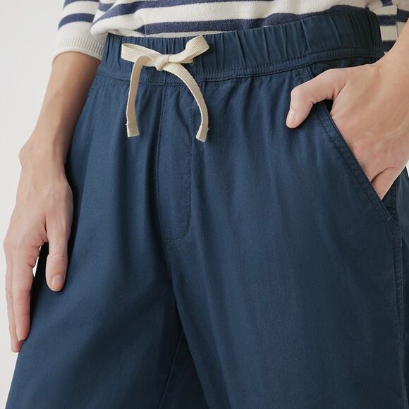 Pact Women's Plus Size Daily Twill Crop Pant Organic Cotton Stretch Navy - XXXL - Picture 3 of 10
